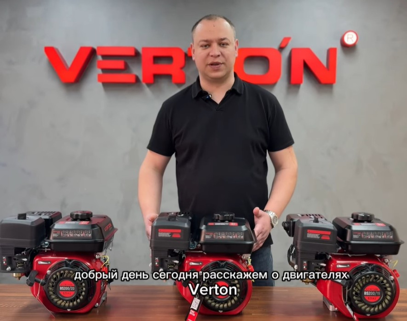 Обзор модельного ряда - двигателей Verton Garden BS 6,5-7 л.с 