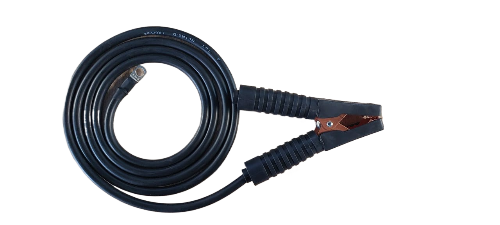 Зажим черный с кабелем 100А (Крокодил) VERTON ПЗУ-120