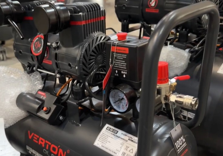 Обновления в безмасляных компрессорах Verton 