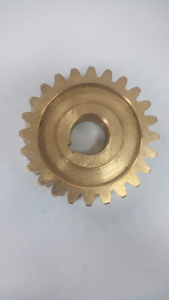 Шестерня червяной пары снегоуборщика бронз. (24зуба,67мм наружный,19мм внутрений) 24 зуб, d-67