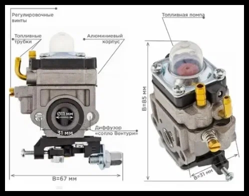 Карбюратор VERTON BR-330/331