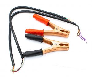 Зажим, крококдил с проводом VERTON (комплект  +/-)  NB-100/100E