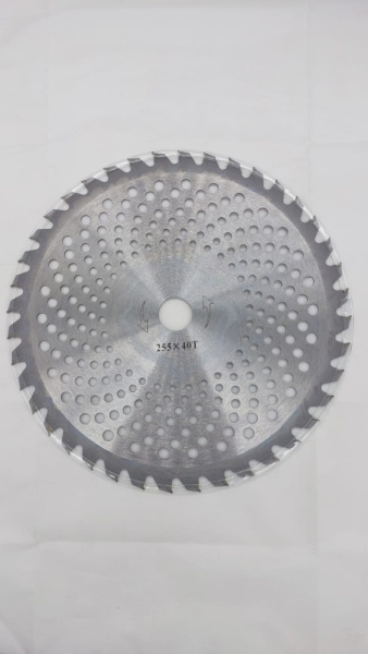 Нож бензотриммера 255*1,4*40 зубов (с победитовыми напайками) в упаковке