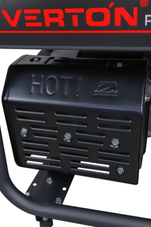 Генератор бензиновый VERTON POWER GG11000ES/ATS(9,5/10,5 кВт 230/50, 21л.с., 550 см3, выносной блок ATS (авт. запуск в случае падения напряжения в основной сети или прекращения подачи электр-ии),Цифр. дисплей (вольтметр, частота, моточасы),хром