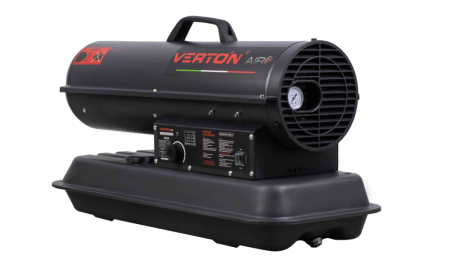 Дизельная тепловая пушка Verton Air DH-24 (24кВт,588м3/ч.,1,4л/ч,прям. нагрев,дисплей,манометр,дизель/керосин)
