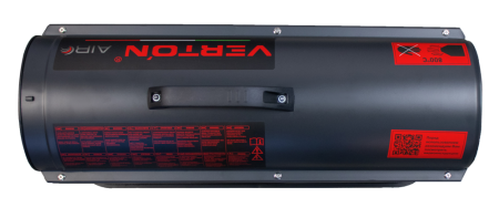 Дизельная тепловая пушка Verton Air DH-10 (10кВт,500м3/ч.,0,8л/ч, прям. нагрев, дисплей, манометр, дизель/керосин, сливная горловина)