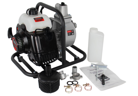 Мотопомпа Verton WP 25/130 (2-х тактная,1,5л.с./43см3, 25мм/1", 130л/мин,7,8м3/ч,h8м/25м,d5мм)