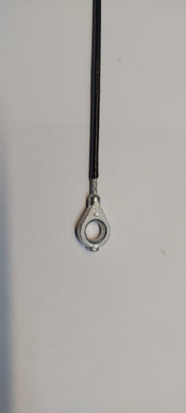 Трос привода SB-1161LTE (общая длина 390мм, кольцо - кольцо)