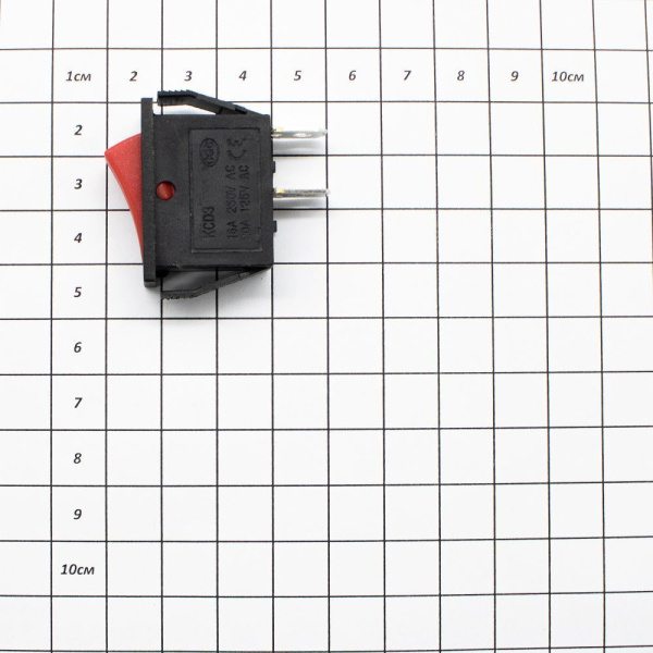 Переключатель VERTON красный ЗУ-10Р