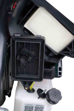 Воздуходувка ранцевая бензиновая VERTON BW80 (V двигателя 75,6см3,мощность 3,1кВт/4,1л.с,скор. возд.105м/сек,произв. в воздух. реж.1500м3/ч,Vбак 2л.,уровень шума 110дБ)