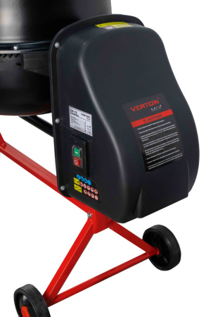 Бетоносмеситель VERTON MIX СМ-115 (мощность 500 Вт,венец чугунный,V бака 115л, d барабана 350 мм)