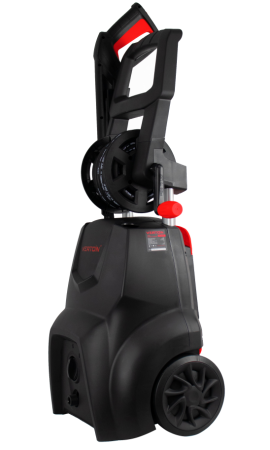 Мойка выс.давл.VERTON WM-2500R (2500 Вт., индукционный двигатель, давл. мин/макс 130/190 бар, расх. воды мин/макс 6,8/8,3 л/мин., 8м армир. шланг, катушка для шланга, емкость для подачи пены, веерная насадка, грязевая фреза, внутр. фильтр тонк. очист