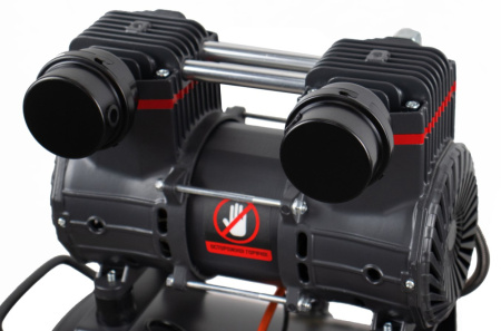 Компрессор безмасляный Verton Air AC-24/260 (230/50 В/Гц, б/масл. 260л/мин, V 24 л, макс. дав.8 бар, мощн. 1,1кВт, част. вращ. двиг. 2850 об/мин,рапид/быстросъем, асинх. однофаз.)