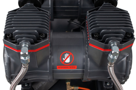 Компрессор безмасляный Verton Air AC-50/540 (230/50 В/Гц,б/масл. 540л/мин, V 50л, макс. дав.8 бар, мощн. 3 кВт, част. вращ. двиг. 2850 об/мин,рапид/быстросъем асинх. однофаз.)