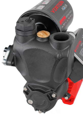 Насосная станция автоматическая Verton AQUA APS500MS (500Вт,230В/50Гц,Q max 50л/мин,V 2л,глуб.9м,Hmax38м,диам. вх./вых.1",давл.2,4 бар,Тmax жидк.0-60°C, защита сухого хода, крыльчатка латунь)