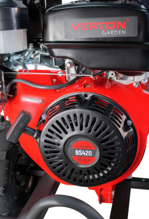 Мотоблок бенз. VERTON GARDEN GT1500C (макс.мощн.15 л.с,V раб.420см3,передач. 2/1,вал отб.мощ.,колеса 5,00-12,32лезв)