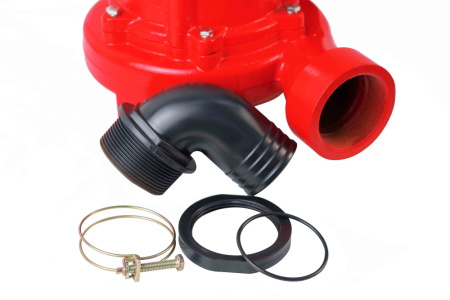 Насос фекальный погружной Verton AQUA FP-1100K (мощн.1100Вт,произв.310л/мин,макс.выс.9м,глуб. 5м,d вых.50мм,реж.нож)