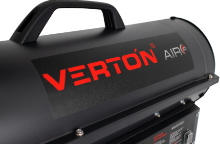 Дизельная тепловая пушка Verton Air DH-15 NEW (15кВт,540м3/ч.,1,1л/ч,прям. нагрев,дисплей,манометр,дизель/керосин)