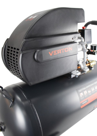 Компрессор коаксиальный VertonAir AC-50/300K (230/50 В/Гц,масл.коакс. произв. 300л/мин, V 50л, макс. дав.8 бар, мощн. 1,8 кВт, част. вращ. двиг. 2850 об/мин,рапид, асинх. однофаз.)