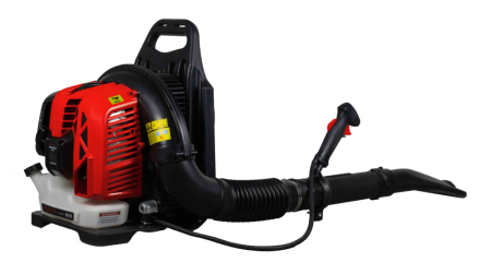 Воздуходувка ранцевая бензиновая VERTON BW80 (V двигателя 75,6см3,мощность 3,1кВт/4,1л.с,скор. возд.105м/сек,произв. в воздух. реж.1500м3/ч,Vбак 2л.,уровень шума 110дБ)