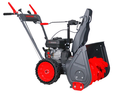 Снегоуборочная машина бенз.Verton Ice SB-761M (5,0кВт/7л.с,V 212 см3, безвозд. низкопроф. колеса 13x4.10-9,5, шир/выс61/54см,,кол-во передач:6 вперед/2 назад, диам шнека 30см')