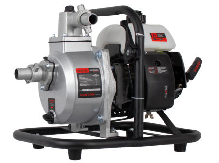 Мотопомпа Verton WP 25/130 (2-х тактная,1,5л.с./43см3, 25мм/1", 130л/мин,7,8м3/ч,h8м/25м,d5мм)
