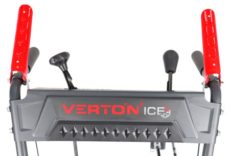 Снегоуборочная машина бенз.Verton Ice SB-761M (5,0кВт/7л.с,V 212 см3, безвозд. низкопроф. колеса 13x4.10-9,5, шир/выс61/54см,,кол-во передач:6 вперед/2 назад, диам шнека 30см')