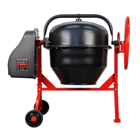 Бетоносмеситель VERTON MIX СМ-115 (мощность 500 Вт,венец чугунный,V бака 115л, d барабана 350 мм)