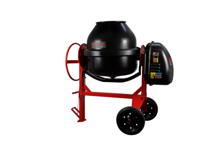 Бетоносмеситель VERTON MIX СМ-300 (мощность 2500 Вт,венец чугунный,V бака 300л, d барабана 742 мм)