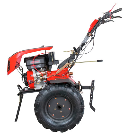 Мотоблок бенз. VERTON GARDEN GT1800CLE-4 (17л.с,ДВС 192F,V 445см3,передач.4/1,вал отб. мощ, кол.6,00-12,кол-во фрез-8*4,вал фрез-S32.фара,тип зап.ручной+электро, вал отбора мощности (ø18мм, длина 25мм, шпонка, шлицы)