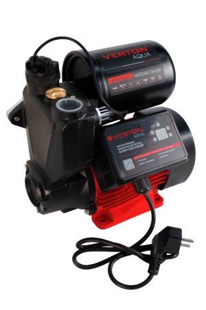 Насосная станция автоматическая Verton AQUA APS400MS (400Вт,230В//50Гц,Q max 43л/мин,V 2л,глуб.8м,Hmax35м,диам. вх./вых.1,давл.1.5 бар,Тmax жидк.0-60°C)