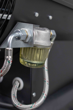 Дизельная тепловая пушка Verton Air DH-90 (90кВт,1368м3/ч.,5,8л/ч,прям.нагрев,дисплей,манометр,дизель/керосин 107х57х66см, d 34см)