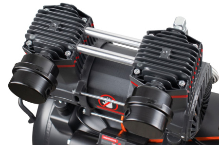 Компрессор безмасляный Verton Air AC-24/260 (230/50 В/Гц, б/масл. 260л/мин, V 24 л, макс. дав.8 бар, мощн. 1,1кВт, част. вращ. двиг. 2850 об/мин,рапид/быстросъем, асинх. однофаз.)