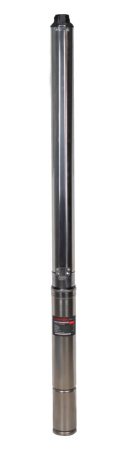 Скважинный центробежный многоступенчатый насос Verton AQUA DW105/750V (750Вт,230В/50Гц,Qmax 80л/мин, Hmax 105м,Ø76мм,верх.забор,P 10,6 бар, глуб.70 м,подкл.1",мин диам.скважины 100мм,дл.кабеля 50м,24 крыльч.,корпус из нерж.ст,медн.обмотка)