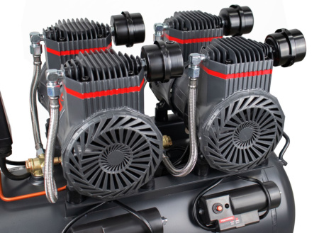 Компрессор безмасляный Verton Air AC-50/540 (230/50 В/Гц,б/масл. 540л/мин, V 50л, макс. дав.8 бар, мощн. 3 кВт, част. вращ. двиг. 2850 об/мин,рапид/быстросъем асинх. однофаз.)