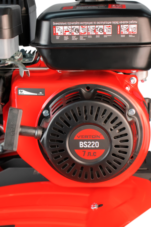 Мотоблок бенз. VERTON GT800W-3 (макс.мощн. 7л.с.чугунный редуктор,V раб. 212см3,передач. 3/1,регулятор руля все стороны,колеса Extreme 19*7,00-8,тип. запуска ручн., кол-во фрез-24, вал фрез-S23, прив. доп. оборуд.-ремен., сцепление-ремен. передача)