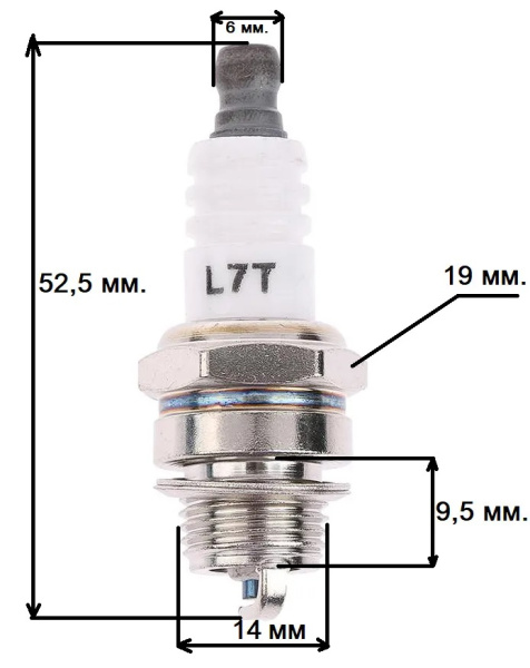 Свеча зажигания Verton Garden Pro CS-2512/4116/4518/5420