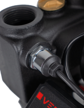 Насосная станция автоматическая Verton AQUA APS500MS (500Вт,230В/50Гц,Q max 50л/мин,V 2л,глуб.9м,Hmax38м,диам. вх./вых.1",давл.2,4 бар,Тmax жидк.0-60°C, защита сухого хода, крыльчатка латунь)