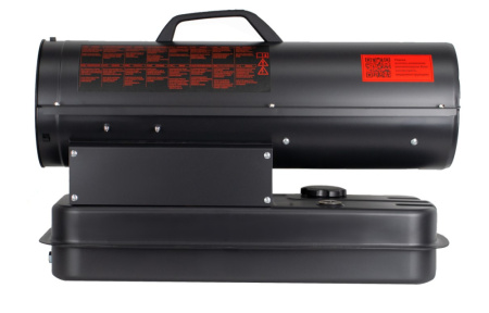 Дизельная тепловая пушка Verton Air DH-15 NEW (15кВт,540м3/ч.,1,1л/ч,прям. нагрев,дисплей,манометр,дизель/керосин)