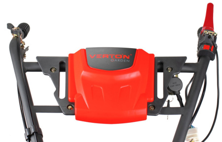 Мотоблок бенз. VERTON GARDEN GT1800CLE-4 (17л.с,ДВС 192F,V 445см3,передач.4/1,вал отб. мощ, кол.6,00-12,кол-во фрез-8*4,вал фрез-S32.фара,тип зап.ручной+электро, вал отбора мощности (ø18мм, длина 25мм, шпонка, шлицы)