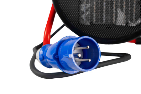 Электрический тепловентилятор Verton Air EH-5C ( 220В,40/3000/5000Вт,670куб.м) силовая вилка,силовая розетка