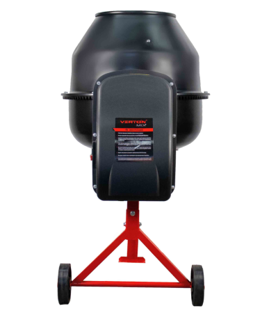 Бетоносмеситель VERTON MIX СМ-115 (мощность 500 Вт,венец чугунный,V бака 115л, d барабана 350 мм)