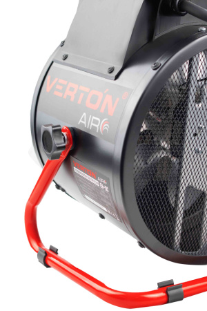 Электрический тепловентилятор Verton Air EH-5C ( 220В,40/3000/5000Вт,670куб.м) силовая вилка,силовая розетка