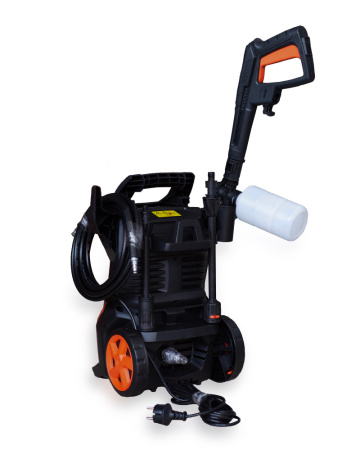 Мойка высокого давления VERTON PW 1200 (1200 Вт.,давл.мин/макс 80/110 бар.,расх мин/макс.5,5/6,5 л/мин.,длина каб.5м, длина шланга 5м,макс.темп. 50 С,штуцер подкл.шланга 3/4)