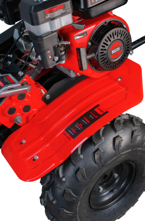 Мотоблок бенз. VERTON GT800W-3 (макс.мощн. 7л.с.чугунный редуктор,V раб. 212см3,передач. 3/1,регулятор руля все стороны,колеса Extreme 19*7,00-8,тип. запуска ручн., кол-во фрез-24, вал фрез-S23, прив. доп. оборуд.-ремен., сцепление-ремен. передача)
