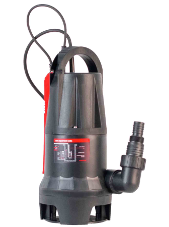 Дренажный насос фекальник для грязной воды Verton AQUA DP900/35PI (мощн.900Вт.,напр. 230/50 В/Гц.,макс. выс.8 м.,произв.250 л/мин.,макс.темп. 35.,IPX8.,нижн.забор воды.,диаметр частиц 35мм.,пластик.корпус,поплавок-АкваСенсор) - 4 шт/кор.