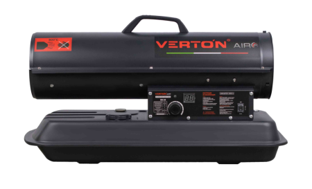 Дизельная тепловая пушка Verton Air DH-24 (24кВт,588м3/ч.,1,4л/ч,прям. нагрев,дисплей,манометр,дизель/керосин)
