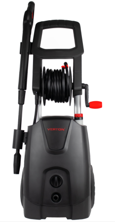 Мойка выс.давл.VERTON WM-2300R (2300 Вт., давл. мин/макс 120/185 бар,расх. воды мин/макс 6,7/8,3 л/мин., 8м шланг, катушка для шланга)