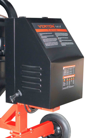 Бетоносмеситель VERTON MIX СМ-500 (мощн 4000 Вт, 380V, вен.чугун,V бака 500л ,V гот. смеси 333л, ø бака 900 мм, высота бака 940 мм, толщина 2,75/3,7 мм, педаль фиксации, сцепное устр-во, колесо ø51 см резина, лопасти сварные)