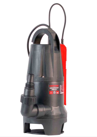 Дренажный насос фекальник для грязной воды Verton AQUA DP900/35PI (мощн.900Вт.,напр. 230/50 В/Гц.,макс. выс.8 м.,произв.250 л/мин.,макс.темп. 35.,IPX8.,нижн.забор воды.,диаметр частиц 35мм.,пластик.корпус,поплавок-АкваСенсор) - 4 шт/кор.